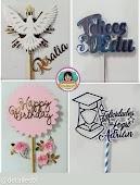 Topper doble metalizado