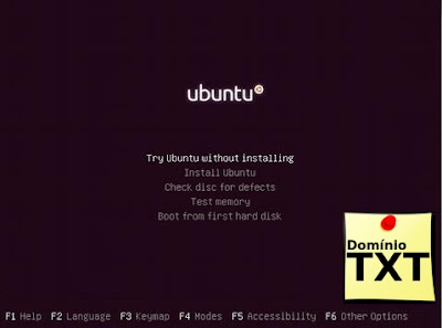 DominioTXT - Boot Ubuntu