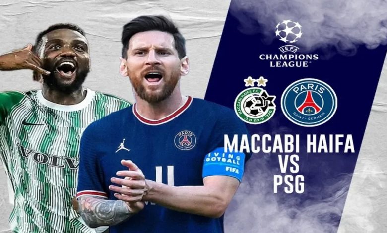 بث مباشر مباراة مباراة باريس سان جيرمان ومكابب حيفا في دوري أبطال أوروبا