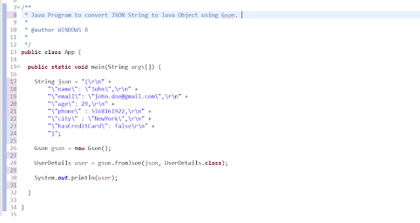 How to Escape JSON String in Java- Eclipse IDE Tips and Example