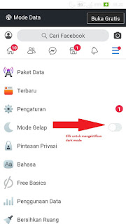 Cara Mengaktifkan Fitur Mode Gelap Facebook Lite Dan Web