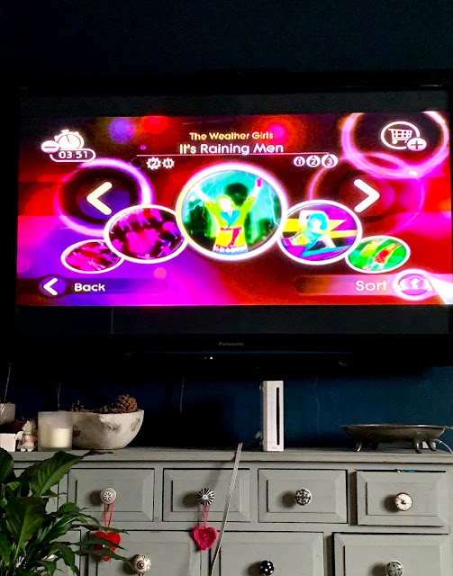 Just Dance on TV Wii