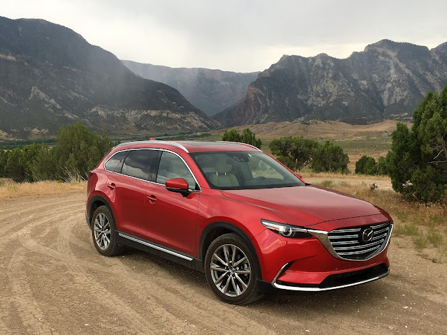 Front 3/4 view of 2017 Mazda CX-9 Grand Touring near Vernal, Utah