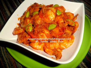 Resep Masakan Sambal Goreng Udang Pete/petai