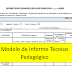 Modelo de Informe Técnico Pedagógico