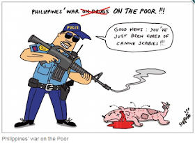 A Kuwait-based newspaper is taking flak from netizens when pictures of its editorial cartoons featuring the Philippine President Rodrigo Duterte made rounds in the internet. The Kuwaiti Times editorials paint the highly popular leader in bad light. He was depicted in various personas such as a butcher, an insane person, a murderous villain and a moronic terrorist.  The images below are arranged in chronological order. The dates when the images were published are shown so you can check Kuwait Times' website to see for yourself.  May 7, 2016  The editorial cartoons begin innocently enough showing President Duterte as a fighter casting his ballot for the Presidential Elections of 2016.   May 10, 2016 - Election Day  Upon winning the elections, President Duterte makes it again in the editorial cartoon section. This time, the Kuwait Times' shows the President pointing a gun and trash-talking some "punk," while what seems to be blood is seen in the bottom left corner.   August 29, 2016  Things get malicious with Kuwait Times as they portrayed a leader of an independent nation as a butcher, about to hack the Philippines in the form of a bloody piece of hanging meat.  September 27, 2016  The President is depicted wearing slippers, with his mouth, both hands and a foot "holding" a gun. A text bubble implies that Duterte is frustrated for not being able to kill all drug dealers, a statement so far from reality.   October 11, 2016  The Kuwait Times mocks President Duterte again, this time along with US President-Elect Donald Trump. The paper depicts the two world leaders as a pimple on the face of a globe. The Kuwait Times editor seems to disagree about the populist views that helped elect both Duterte and Trump into office.   October 24, 2016  Misinterpreting the President's statements on addicts, the Kuwait Times editors insulted the still popular leader, depicting him as an insane person in an asylum, complete with a straitjacket. President Duterte has since apologized to the Jewish community regarding the misunderstood statement.   February 01, 2017  While not directly attacking the President, the newspaper wrongly depicts the Philippine Government's war on drugs as war on the poor. The image shows a member of the Philippine National Police shooting a stray dog dead. The editorial also insults Filipinos, depicting them as dogs. Clearly, the editors of this newspaper are not conducting enough research before publishing their work.  March 04, 2017  As the Philippine lawmakers are debating the reinstatement of death penalty, the Kuwait Times editors cannot help but poke fun at the Philippine President. It depicted Duterte trash-talking the bullet-riddled body of what could only be assumed as a criminal. Around the guys neck is a noose, as the paper's editors wanted to lay all extra-judicial deaths to the President.  It is ironic that a paper from Kuwait will criticize the leader of an independent country regarding death penalty, when their own country of Kuwait executes more people than most other countries except for a few.   April-30-2017  Not happy with depicting the Philippine leader as an insane person, the Kuwait paper repeats the insult, this time pairing Duterte with Trump. The editorial mischievously draws Duterte and Trump as two crazy blabbermouths who have so much in common. The two are shown wearing straitjackets.   May 30, 2017  At the height of the Marawi Crisis, while other countries were offering their support to the Philippines, the Kuwait-based newspaper ups its malicious depiction as it publishes a malevolent piece of editorial cartoon likening the Philippine President with other Islamic militants, and making the insult one step higher by labeling Mr. Duterte as a moron.  What do you think of the Kuwait Times? Do you agree with their assessment? Do you think the editor-in-chief should make a public apology? What about the "artist" who's supposedly done the drawings, should he lose his job?  Tell us what you think! Please comment and share this article! DISCLAIMER: All editorials were taken from Kuwait Times website, they own the rights to it, but they DO NOT have the right to insult our President! If you agree with me, drop them a message here >>> Kuwait Times Facebook Page.