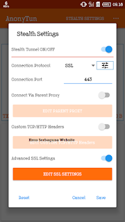 Cara Setting Anonytun Pro VPN Telkomsel Video Max