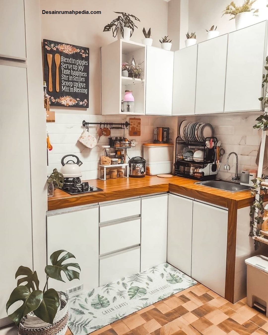 Tips Ukuran Ideal Dapur Kecil Berbentuk L Yang Tetap Cantik Dan Nyaman Untuk Memasak Desainrumahpediacom Inspirasi Desain Rumah Minimalis Modern