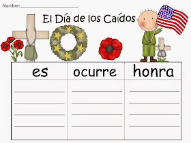 http://www.teacherspayteachers.com/Product/A-El-Dia-de-los-CaidosThree-Spanish-Graphic-Organizers-687586