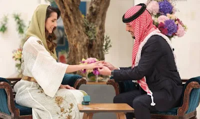 Crown Prince Hussein of Jordan engaged