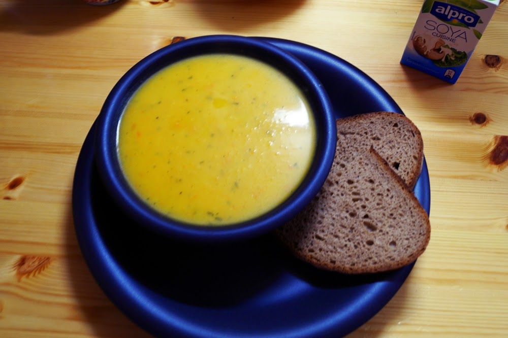 Kürbissuppe mit Ingwer