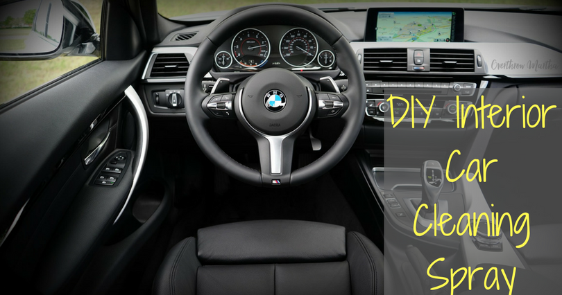 Interior Car Cleaning Spray DIY | Overthrow Martha