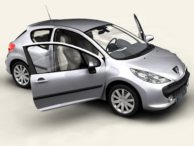 парковка Peugeot 207