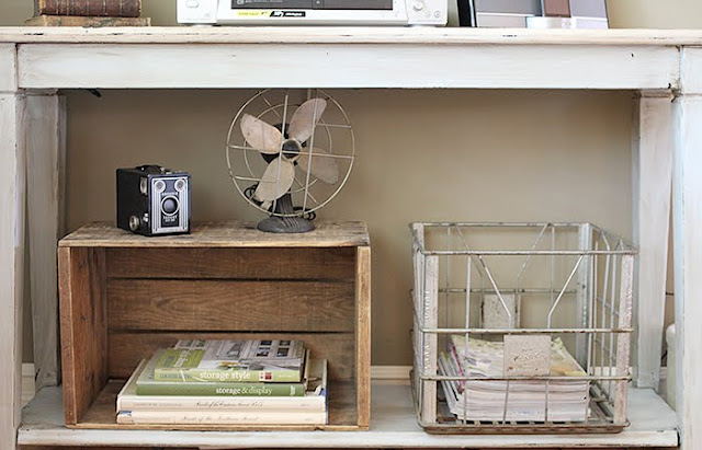 Turning new tables into vintage farmhouse finds