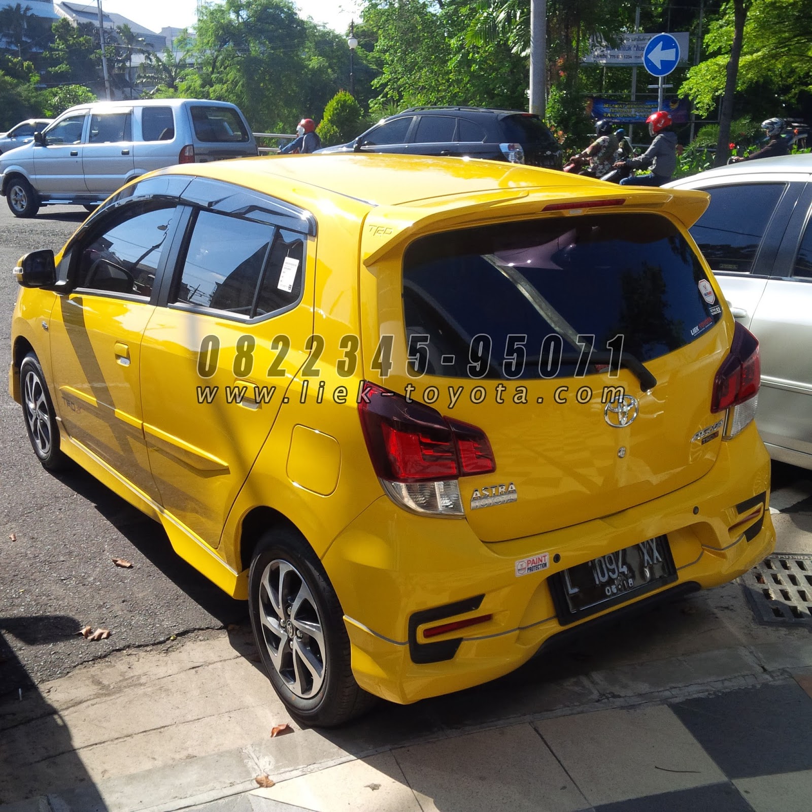 Harga Toyota Agya G TRD Kuning Liek Toyota