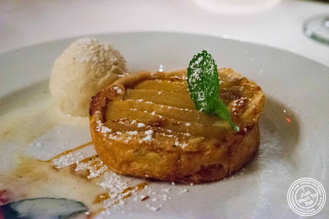 image of pear and almond tart at Dino & Harry's in Hoboken, NJ