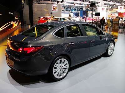 Opel Astra world debut at the motor show held in Moscow