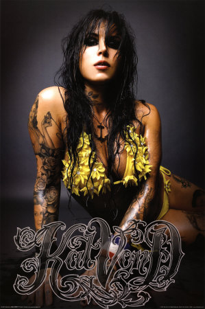 Tattoos On Kat Von D. Kat Von D