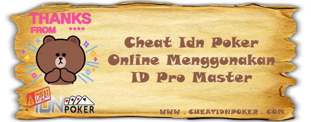 Cheat Idn Poker Online Menggunakan ID Pro Master