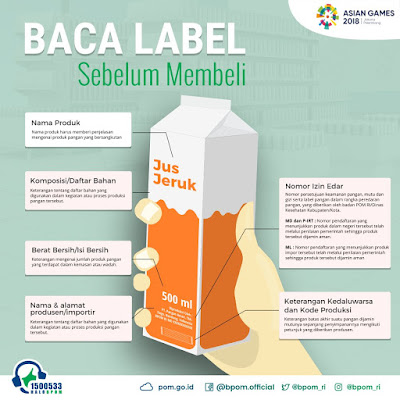 Baca label sebelum membeli