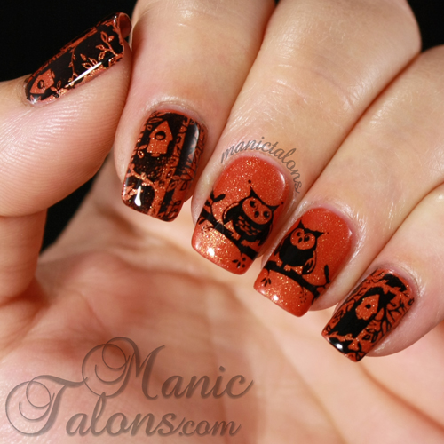 Messy Mansion Owls, MM38, Owl manicure