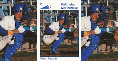 Glen Raasch 1990 Bellingham Mariners card