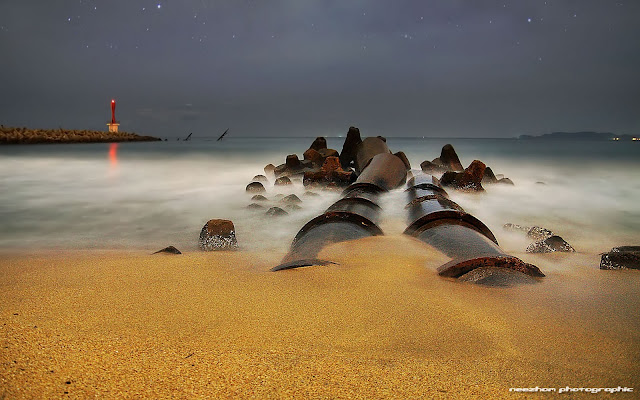 Night shot di pantai Chendering