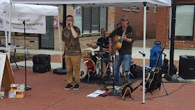 Jesse Liam band rocked it on the crosswalk attracting dancers and sing along
