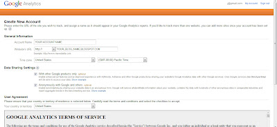 How to register and install blog with google analytics