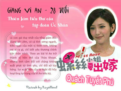 Hình Ảnh Diễn Viên Phim Cô Nàng Hoa Hồng - Miss Rose 2012