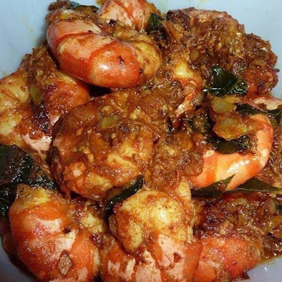 udang galah goreng berempah