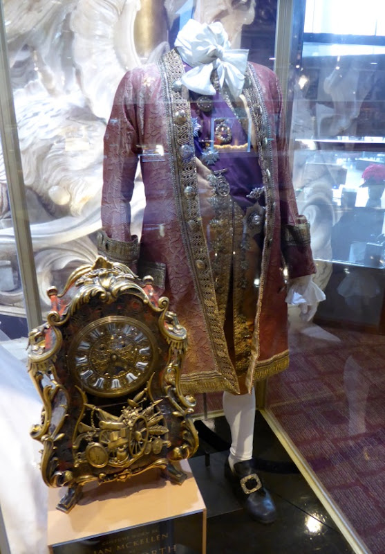 Ian McKellen Beauty and the Beast Cogsworth movie costume