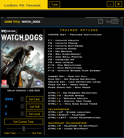 WATCH DOGS Trainer