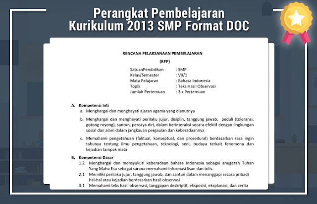 Perangkat Pembelajaran Kurikulum 2013 SMP