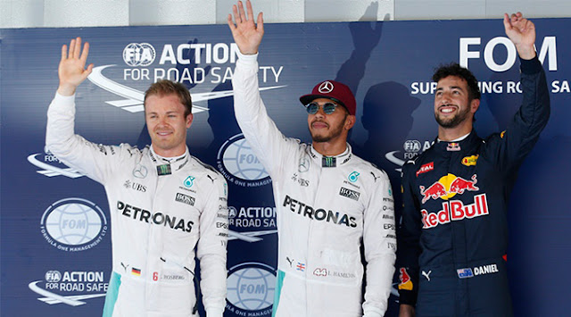 Rosberg Akui Ricciardo Unggul, Tapi Tetap Bertekad Mencapai Finis Paling Depan