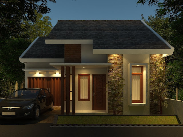 Desain Rumah Minimalis Tampak Depan 1 Lantai