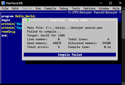 Compile failed