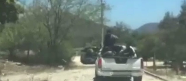 Captaron patrullaje de caravanas de pistoleros que tomaron caminos y rancherías en Choix, Sinaloa