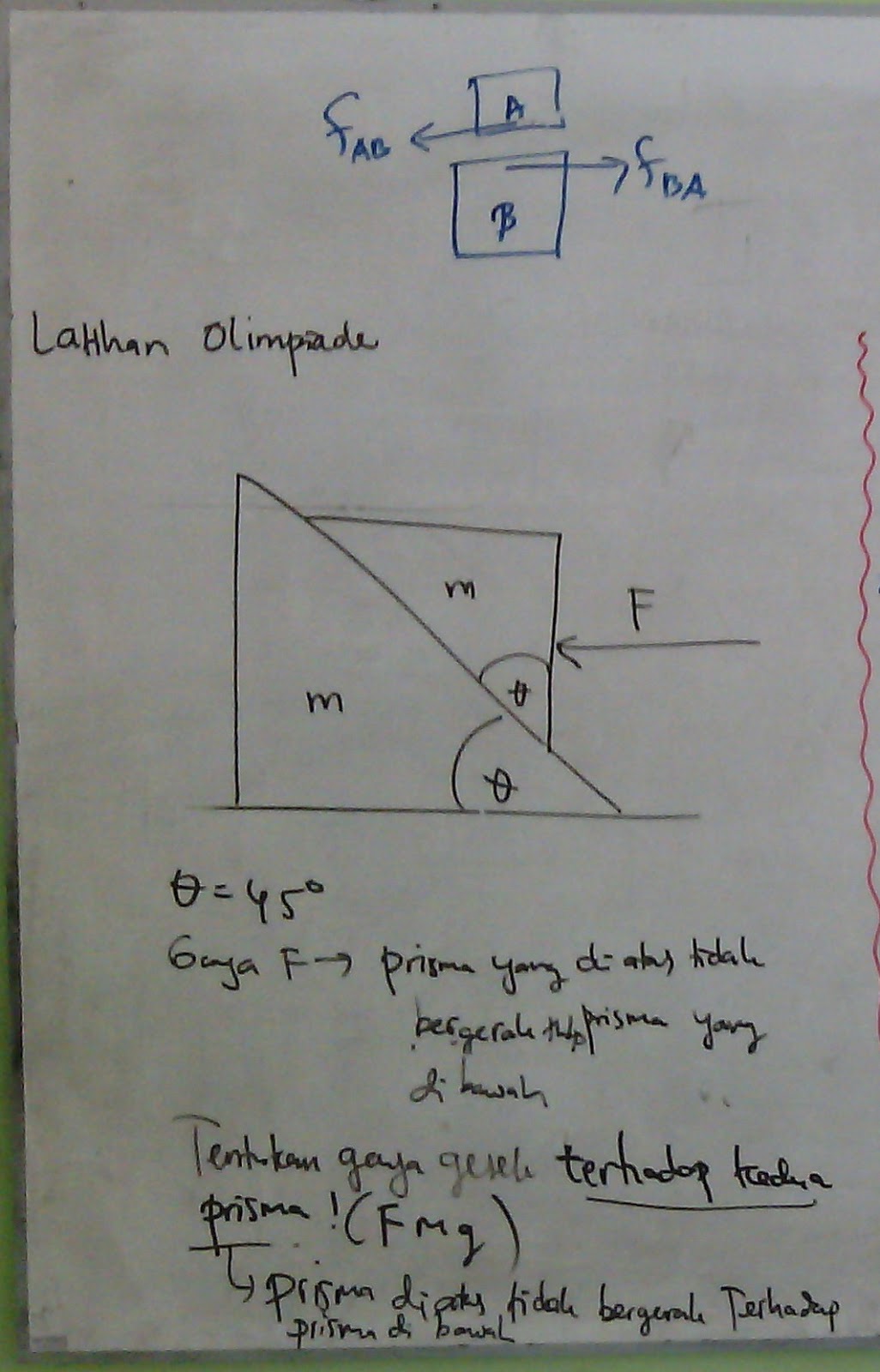 Contoh Prinsip Hukum Newton 1 - Contoh Win