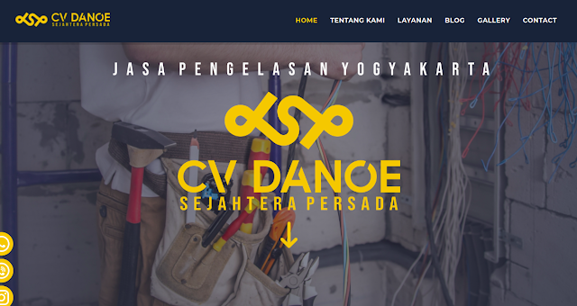 Web resmi CV Danoe Sejahtera Persada