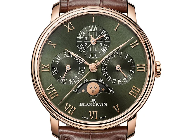 Blancpain Villeret Quantième Perpétuel with Green Dial