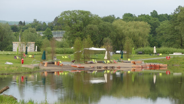 Landesgartenschau Bayreuth 2016 - Wasserspielplatz Fossillilinseln