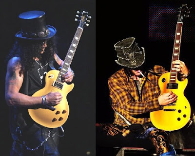 Guns N' Roses: Slash e DJ Ashba, as semelhanças