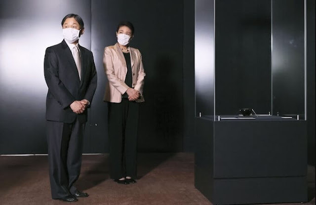 Emperor Naruhito and Empress Masako visited the 130th anniversary exhibition, The Seikado Collection
