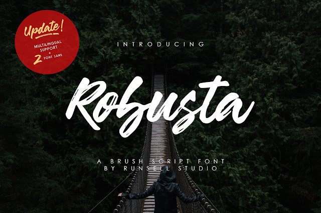 Download fonts Robusta Script & Sans