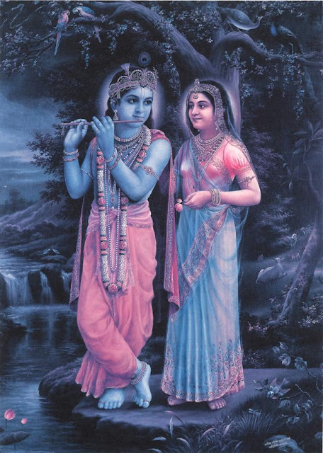 Sankarshan Das's First Radha and Krishna (He worshipped them in 1968.)