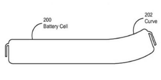 Apple Patented Curved Battery