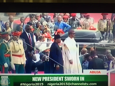 The moment Mohammadu Buhari  sworn-in as the president of Nigeria(pictures) y