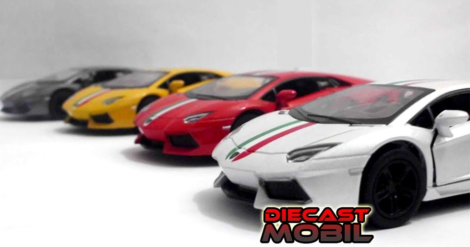 Jual miniatur mobil daihatsu  Lamborghini Aventador 