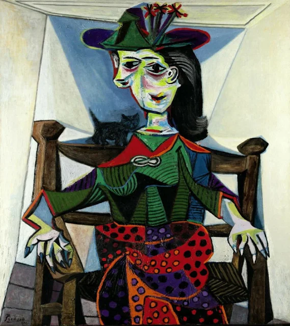 لوحة Dora Maar au Chat